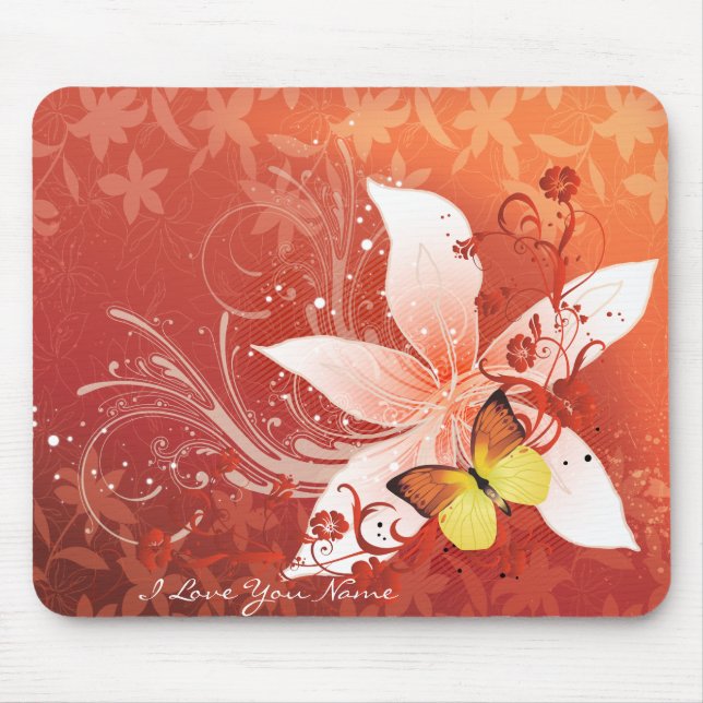 Tapis De Souris Mode florale 11 Mousepad (Devant)