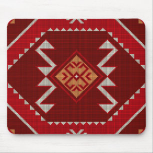 Tapis De Souris Mode géométrique vintage classique coloré tendance