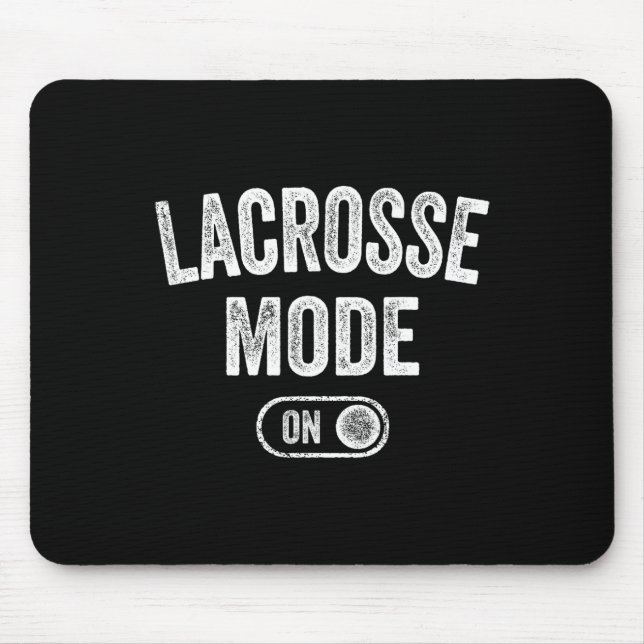 Tapis De Souris Mode Lacrosse Sur Funny Lax Player - Coach Cadeau (Devant)
