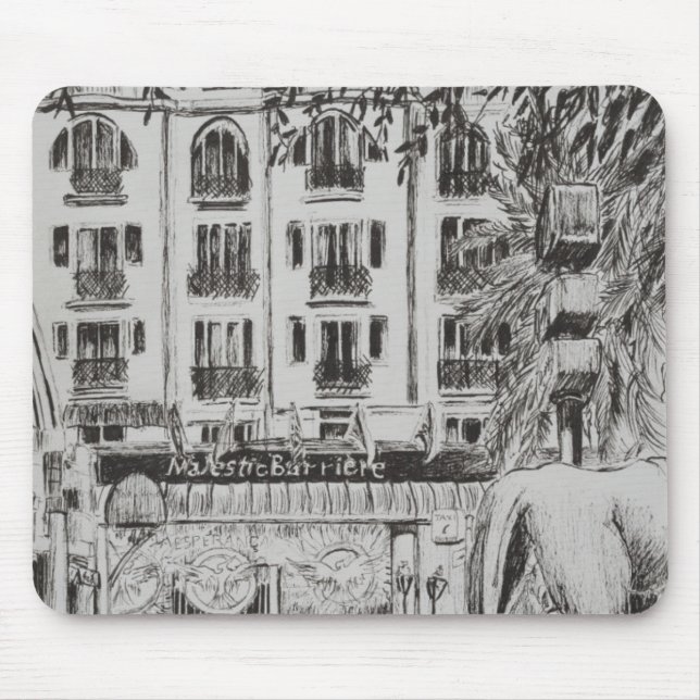 Tapis De Souris Mode majestueuse TV de festival de film de Cannes (Devant)