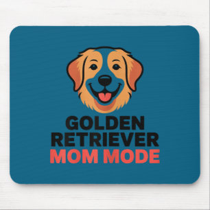 Tapis De Souris mode maman golden retriever humour amateur de chie