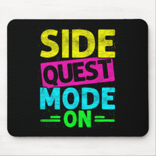 Tapis De Souris Mode Quête Secondaire Activé Drôle Rave Edm Festiv