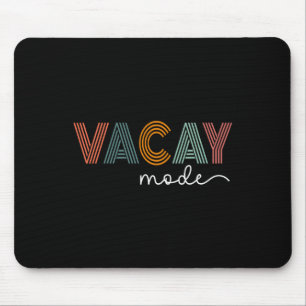 Tapis De Souris Mode vacances vintage pour les vacances en famille