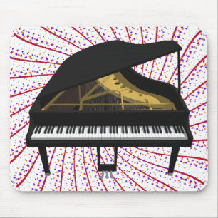 Tapis De Souris  Modèle 3D:Black Grand Piano :
