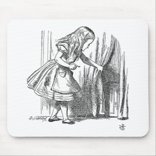 Tapis De Souris Modèle Alice à la recherche de la porte