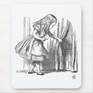 Tapis De Souris Modèle Alice à la recherche de la porte