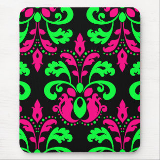 Tapis De Souris Modèle damassé coloré