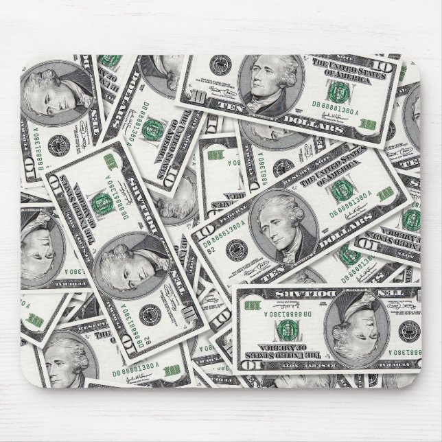 Tapis De Souris Modèle de billet de 10 $ (Devant)