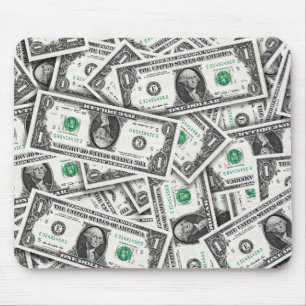 Tapis De Souris Modèle de billet d'un dollar