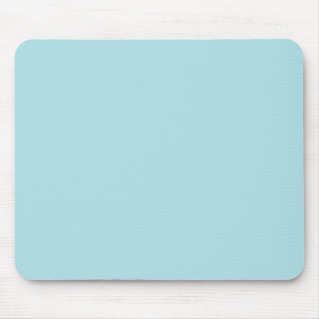 Tapis De Souris Modèle de conception de couleur solide bleu poudre (Devant)