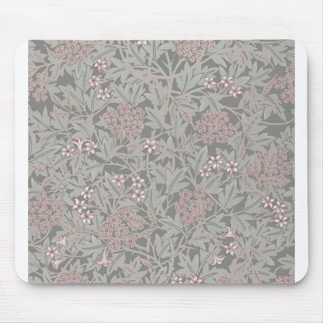 Tapis De Souris Modèle de fleur de jasmin de William Morris (Devant)
