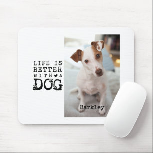 Tapis De Souris Modèle de photo de citation pour animaux de compag