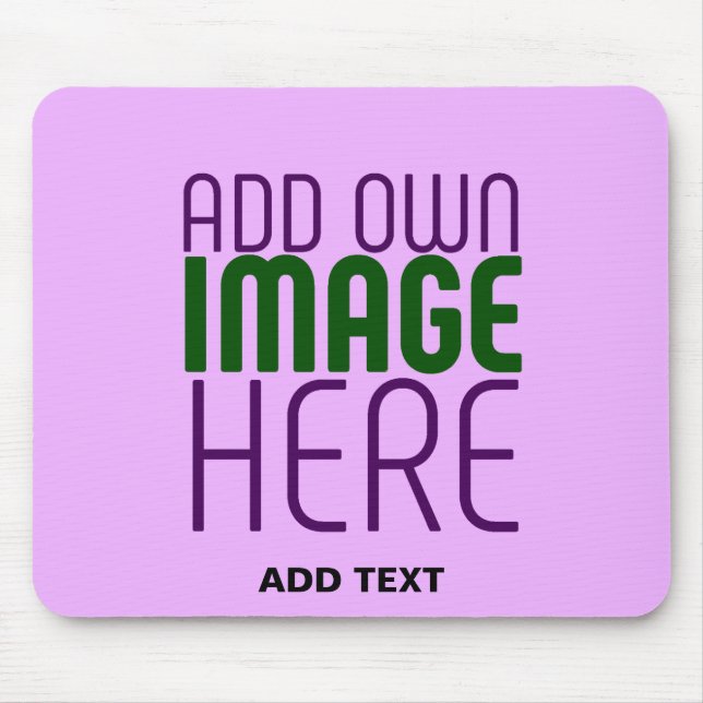 TAPIS DE SOURIS MODELE DE TEXTE D'IMAGE MAUVE SIMPLE ÉDITABLE MODE (Devant)