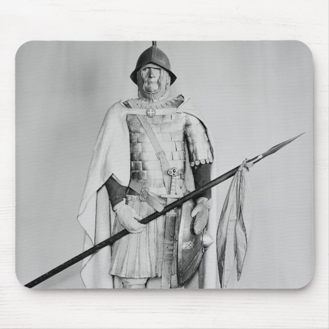 Tapis De Souris Modèle d'un cavalier de Carolingian (Devant)