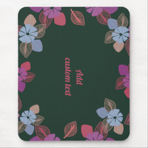 Tapis De Souris Modèle floral personnalisé moderne