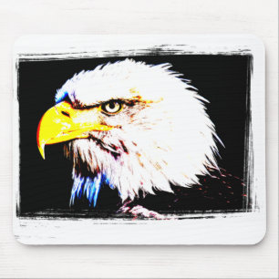 Tapis De Souris Modèle photo tendance Eagle Head Pop Art