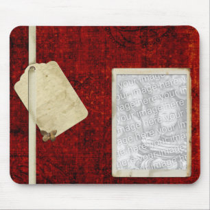 Tapis De Souris Modèle rouge de mousepad de photo