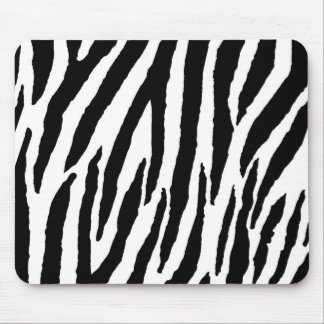 Tapis De Souris Modèle Zèbre Noir Et Blanc tendance