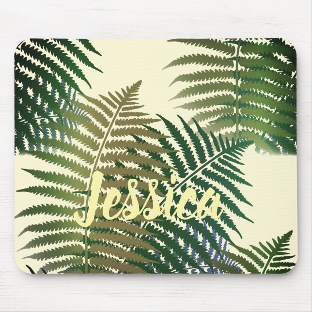 Tapis De Souris Modern Classic Tropical Palm Custom (Devant)