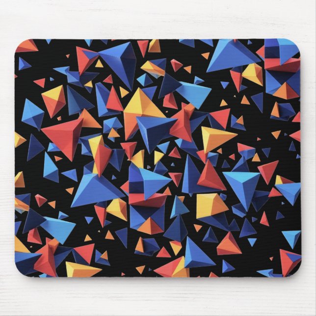Tapis De Souris Modern Fragment Grid (Devant)