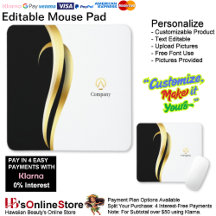 Modern Minimalist Company Blue White Business