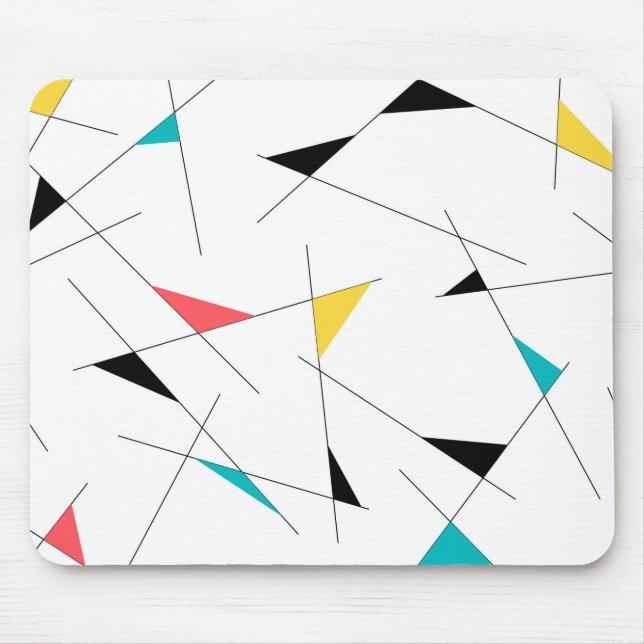 Tapis De Souris Modern, trendy, simple, fun geometric graphic (Devant)