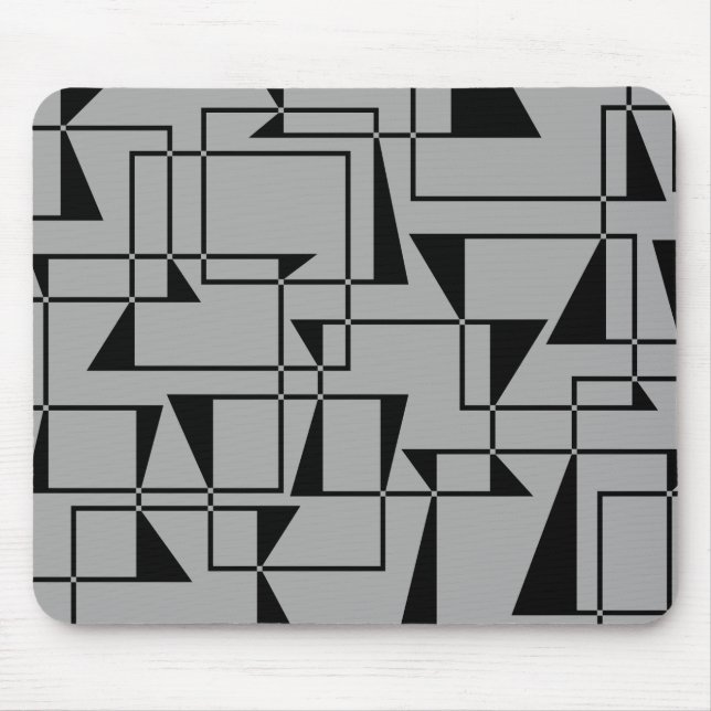 Tapis De Souris Modern, urban, bold, cool geometric pattern art (Devant)