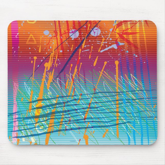 Tapis De Souris Moderne Abstrait-3 Mousepad (Devant)