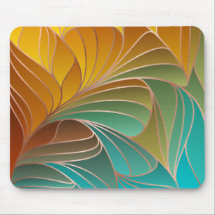 Tapis De Souris moderne, coloré, Art nouveau, art déco, motif,