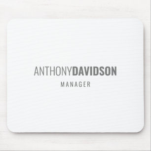 Tapis De Souris Moderne minimaliste élégant professionnel