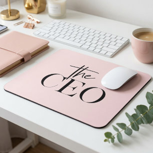 Tapis de souris Moderne Minimaliste The CEO Rose