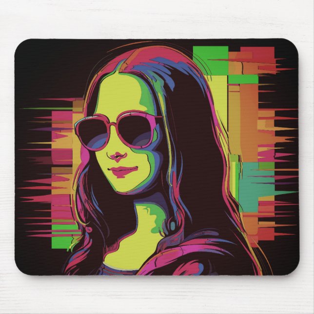Tapis de souris moderne Mona Lisa (Devant)