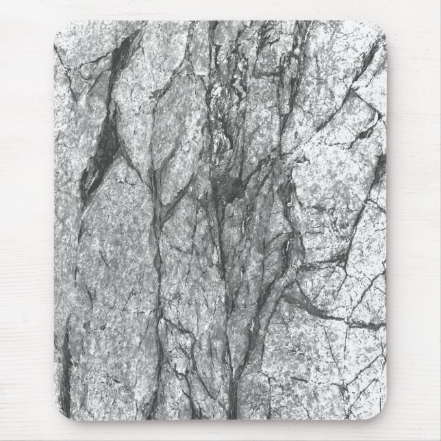 Tapis de souris moderne, noir, gris, abstrait (Devant)
