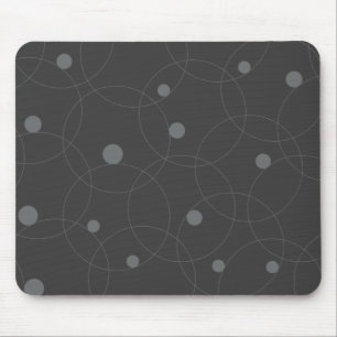Tapis De Souris Moderne, simple, ludique, amusant motif de cercles