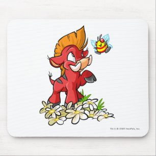 Tapis De Souris Moehog rouge et bourdonnement