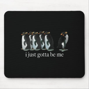 Tapis De Souris Moi j'ai un pingouin