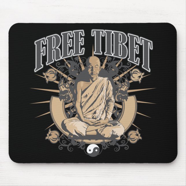 Tapis De Souris Moine libre du Thibet (Devant)