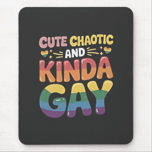 Tapis De Souris Mois de la gay LGBTQ et du chaotique mignon