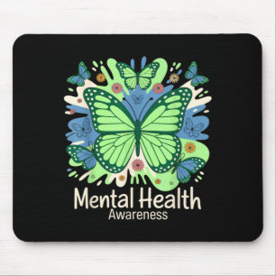 Tapis De Souris Mois de la sensibilisation à la santé mentale en v