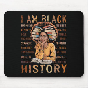 Tapis De Souris Mois de l'histoire des Noirs 2026 Je suis l'histoi