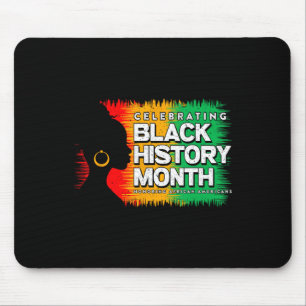 Tapis De Souris Mois de l'histoire des Noirs Afro Africain-América