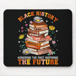 Tapis De Souris Mois de l'histoire des Noirs enseignant noir afro-