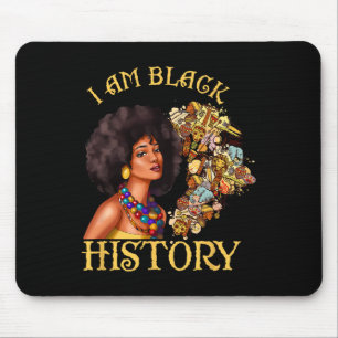 Tapis De Souris Mois de l'histoire des Noirs Femme Reine Africaine