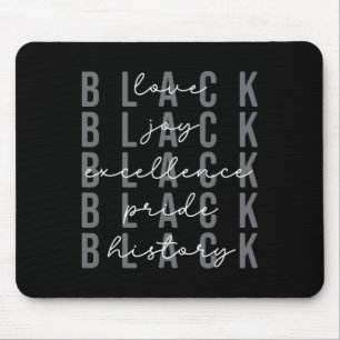 Tapis De Souris Mois de l'histoire des Noirs Fière célébration afr