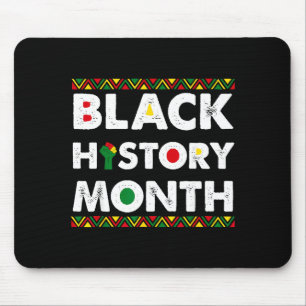 Tapis De Souris Mois de l'histoire des Noirs Hommes Femmes Enfant
