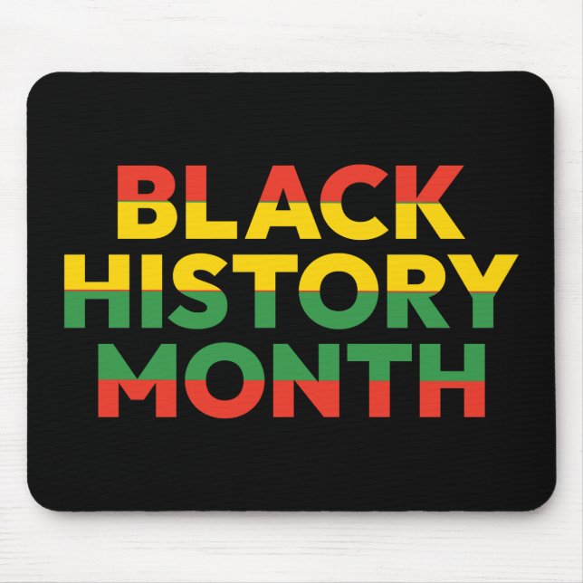 Tapis De Souris Mois de l'histoire des Noirs Mousepad (Devant)