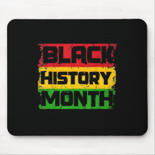 Tapis De Souris Mois de l'histoire noire Fière Je suis Mois de l'h
