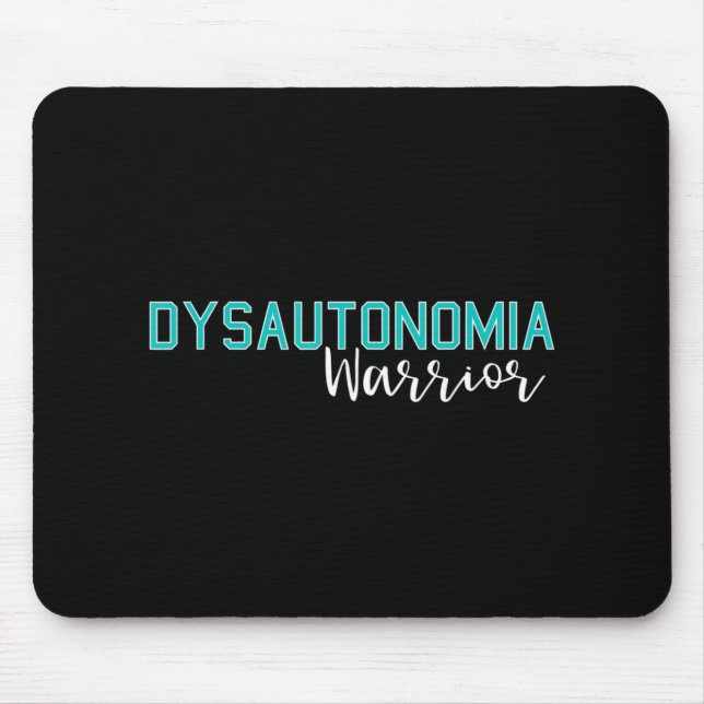 Tapis De Souris Mois de sensibilisation à la dysautonomie POTS Hyp (Devant)
