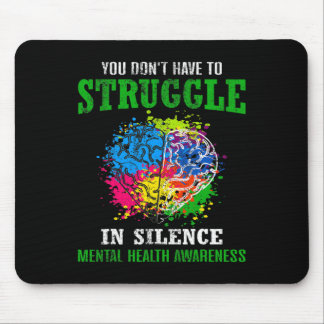 Tapis De Souris Mois de sensibilisation à la santé Lutter contre l