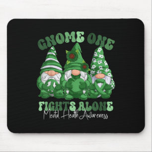 Tapis De Souris Mois de sensibilisation à la santé mentale Gnomes